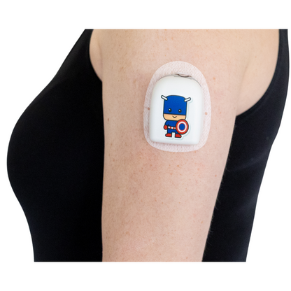 T1-me™ Reusable Omnipod Cover Superheroes Pack of 3